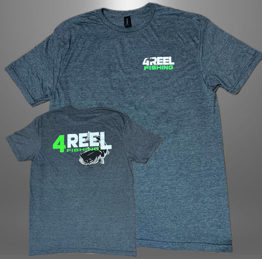 4REEL Charcoal/Green T-Shirt