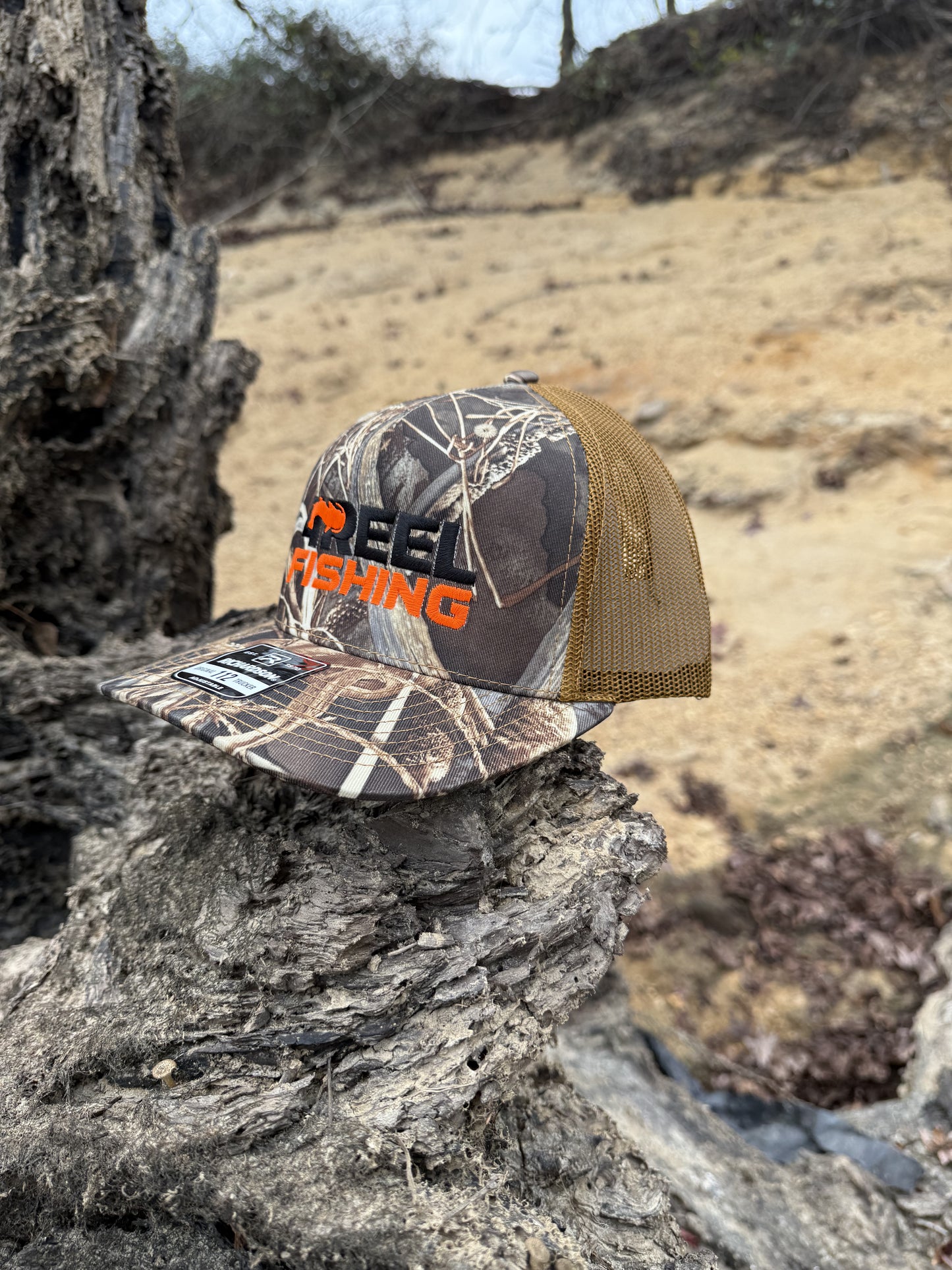 4REEL Max7 Camo & Brown Snapback