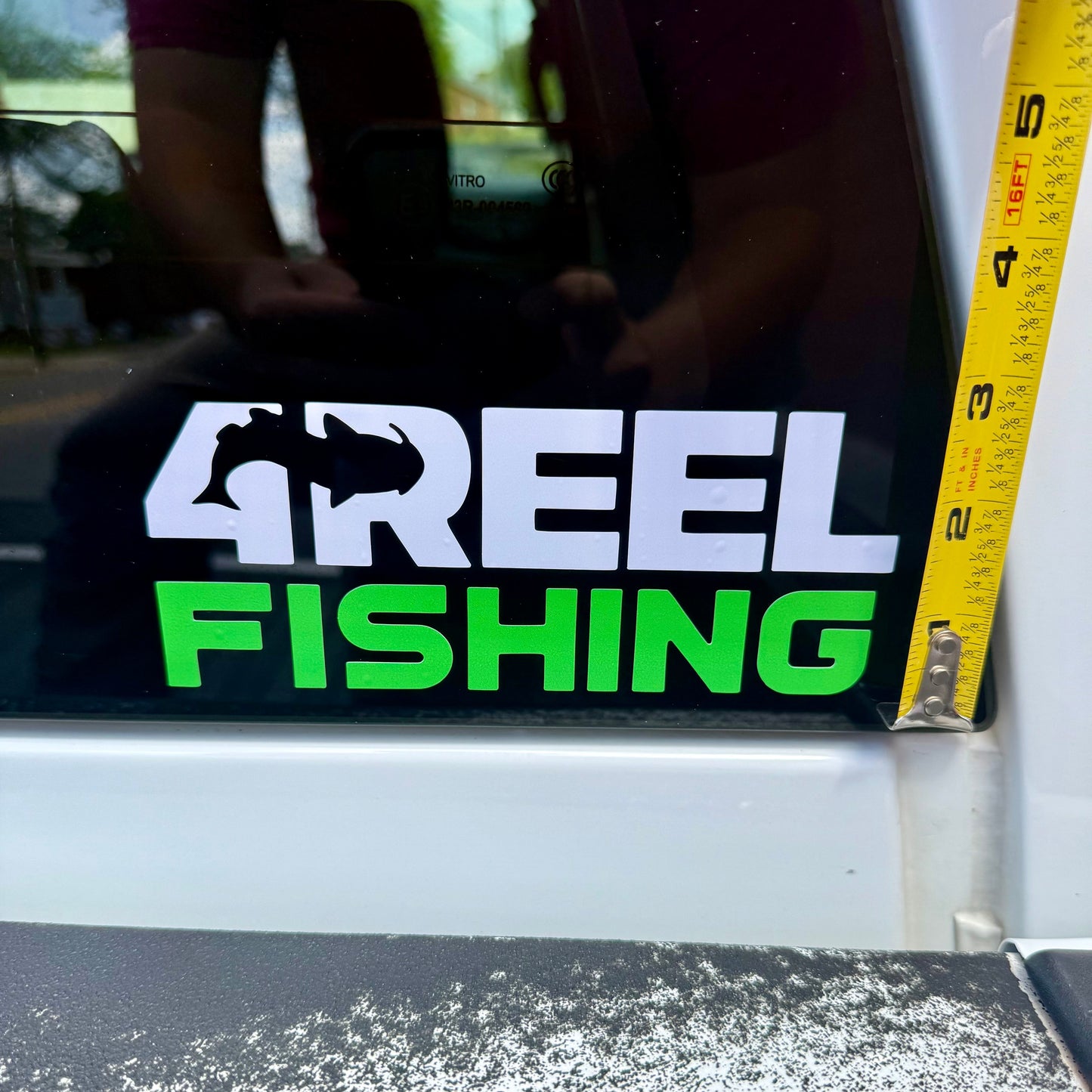 4REEL Fishing Decal - Small