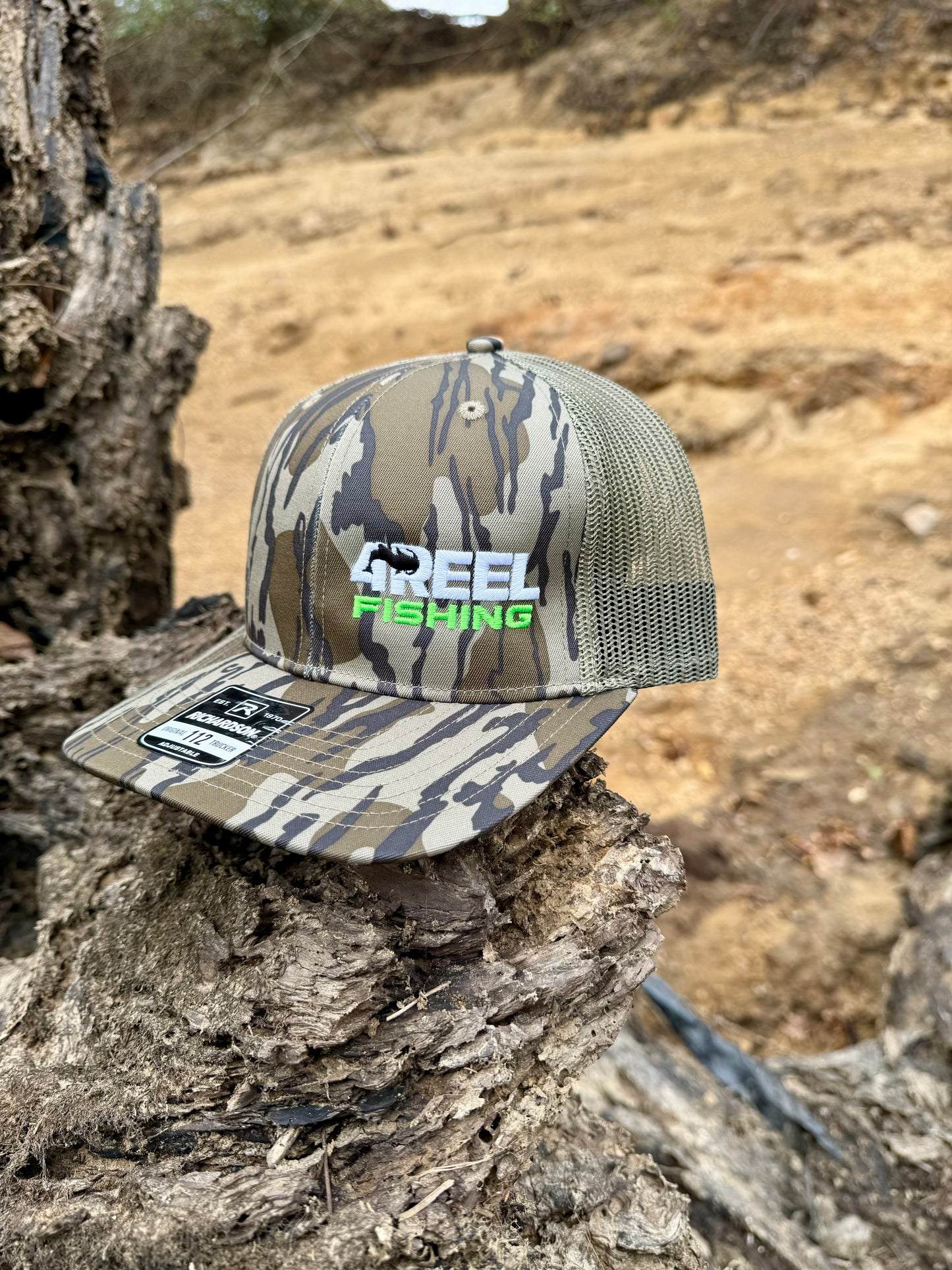 4REEL Bottomland Camo & Loden Mesh Snapback
