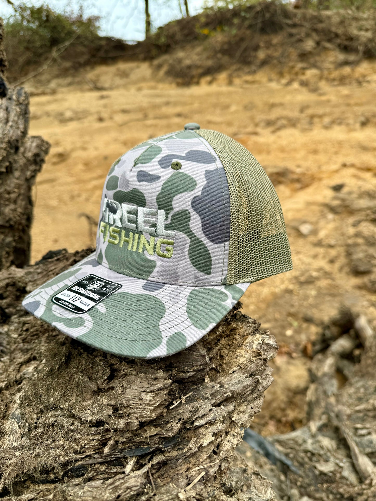 4REEL Marsh Duck Camo & Loden Mesh Snapback