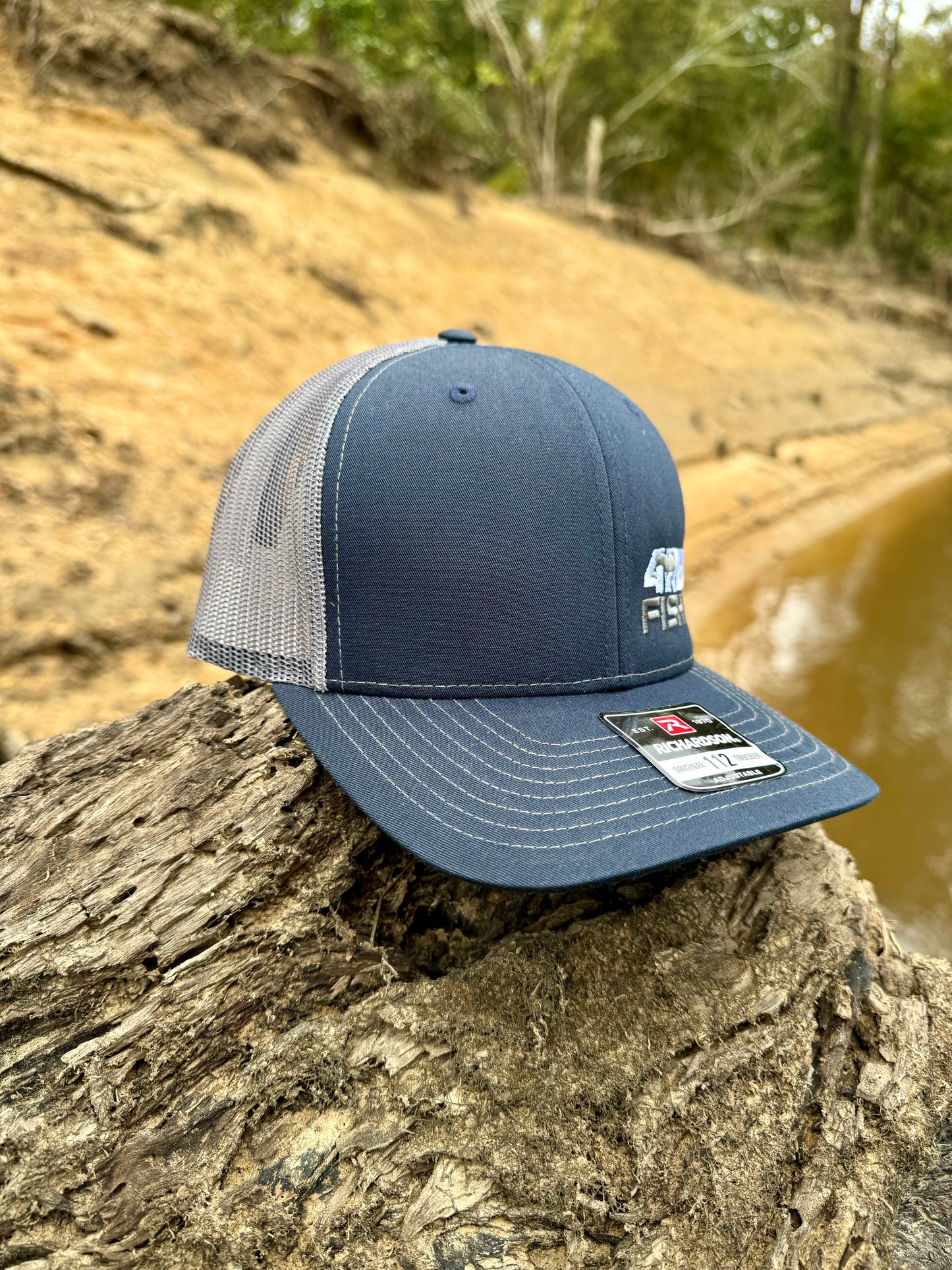 4REEL Navy & Charcoal Mesh Snapback