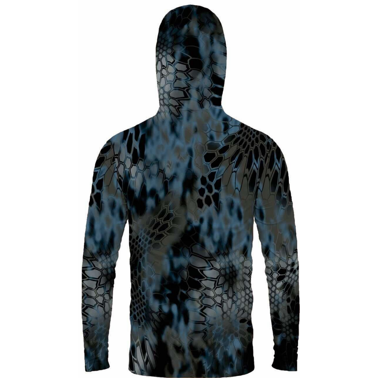 4REEL Performance Hooded Shirt UPF50+ - Blue Kryptek Camo