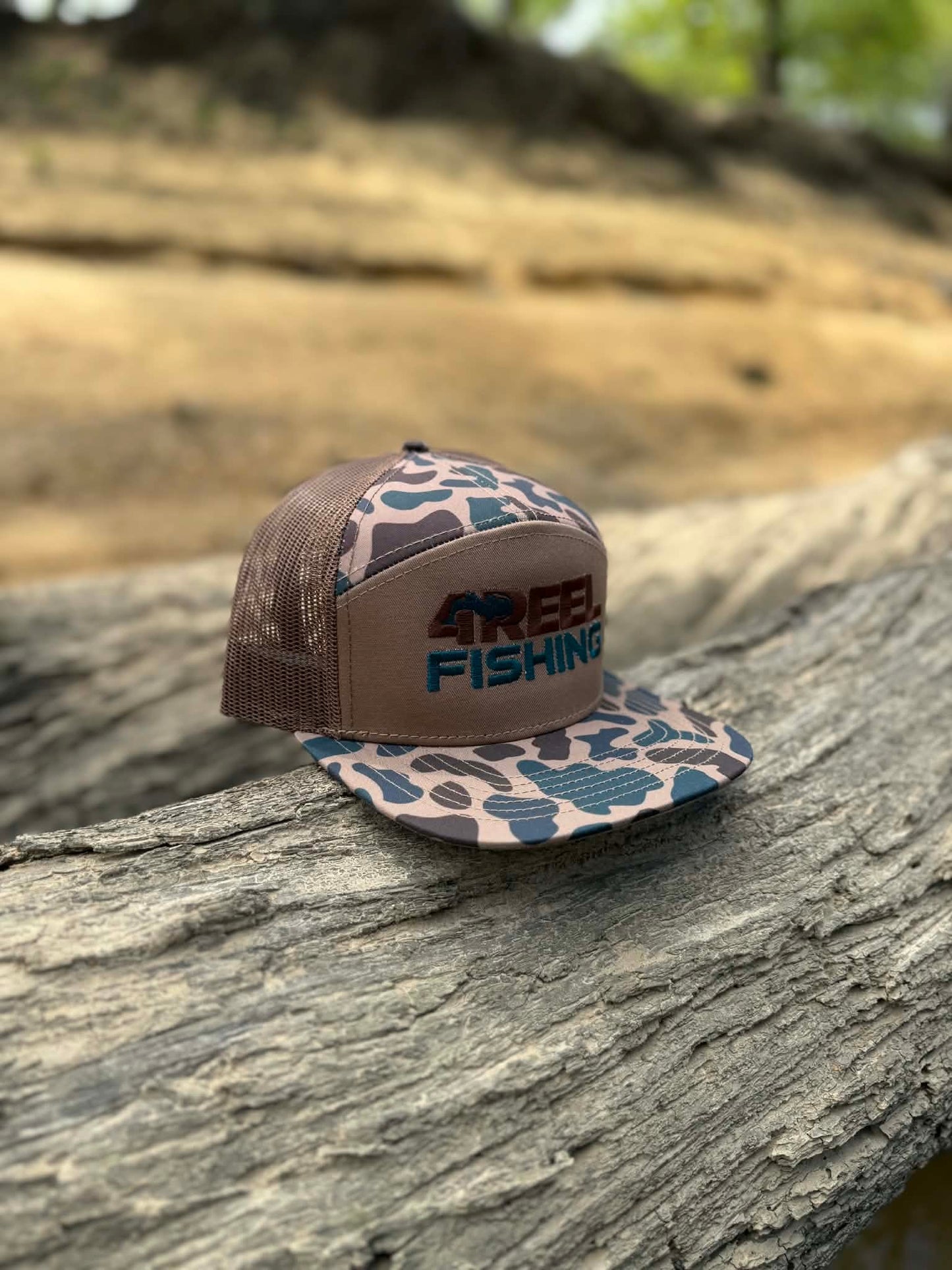 4Reel First Cast Collection 7 Panel - Camo/Brown