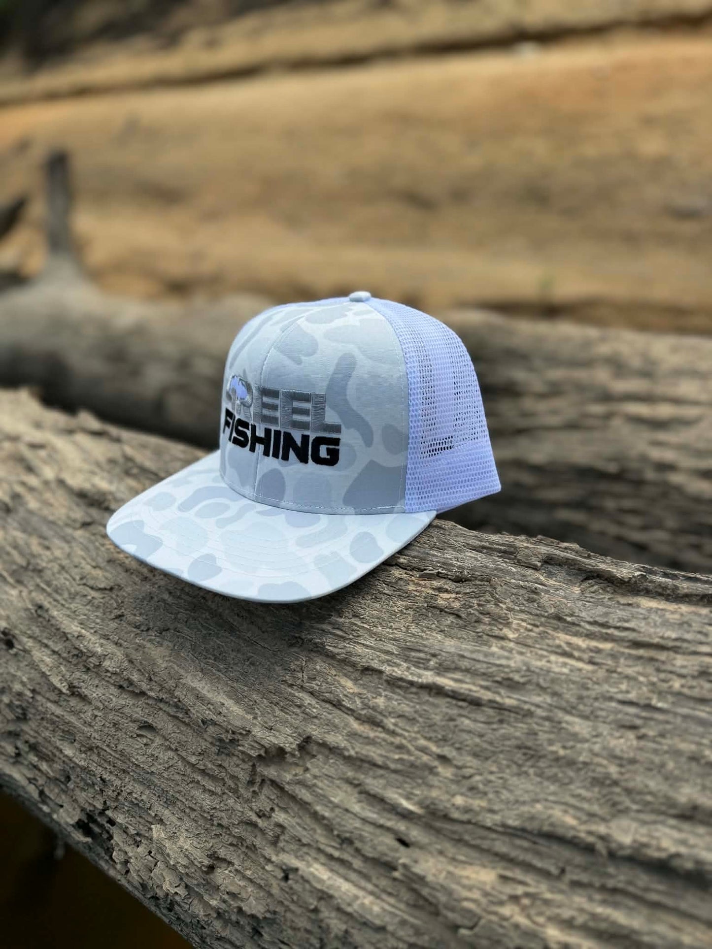 4Reel First Cast Collection Snapback - White/Camo