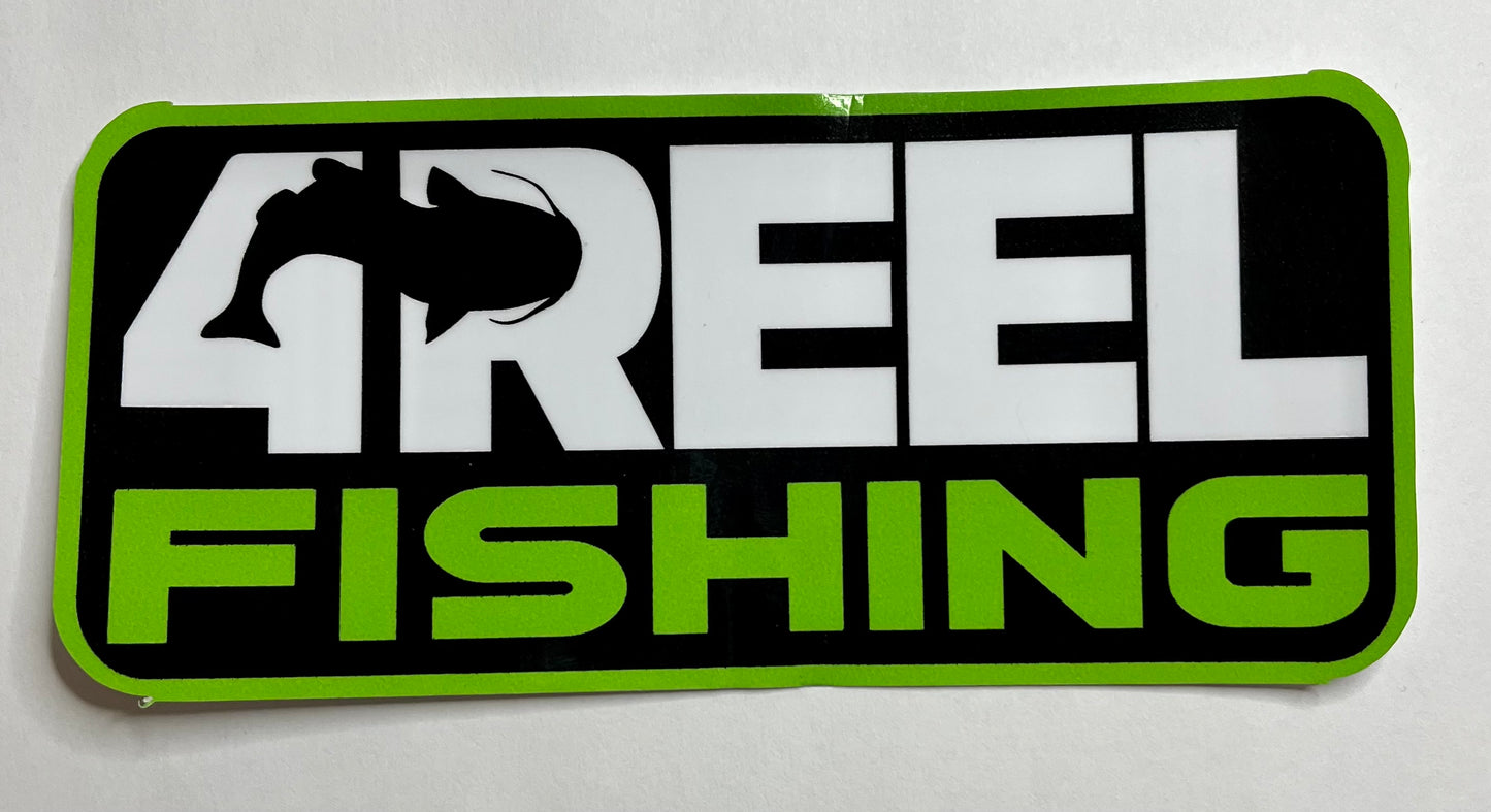 4REEL Green Decal 2.75"x6"