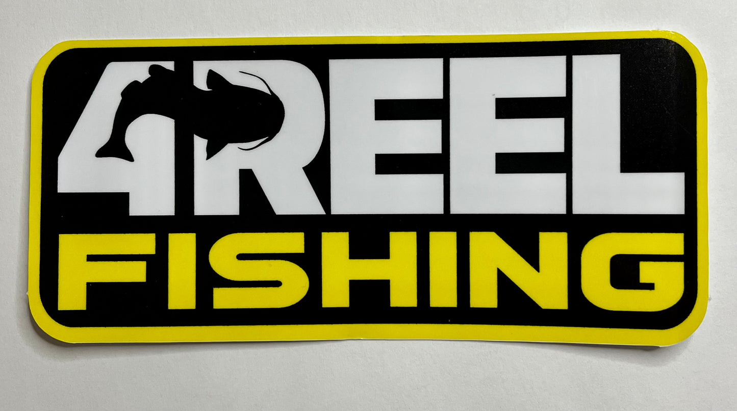 4REEL Yellow Decal 2.75"x6"