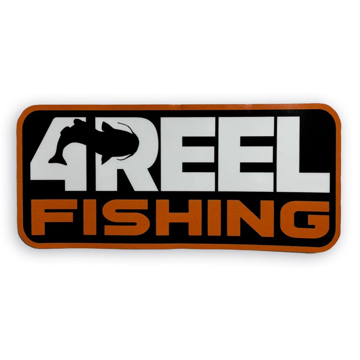 4REEL Orange Decal 2.75"x6"
