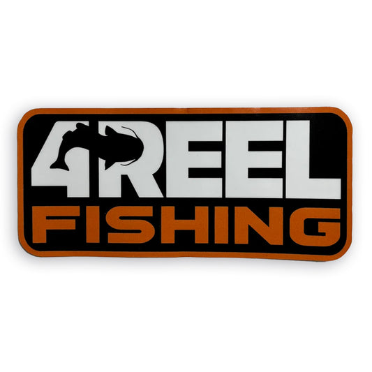 4REEL Orange Decal 2.75"x6"