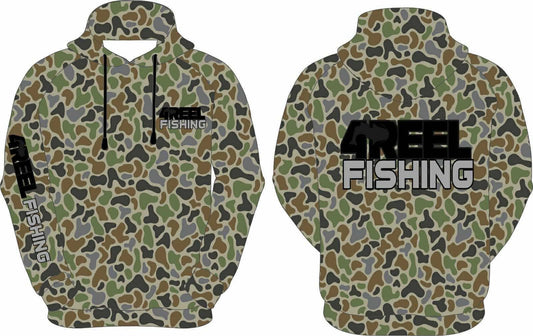4REEL Polyester Hoodie  - Swamp Stealth Camo