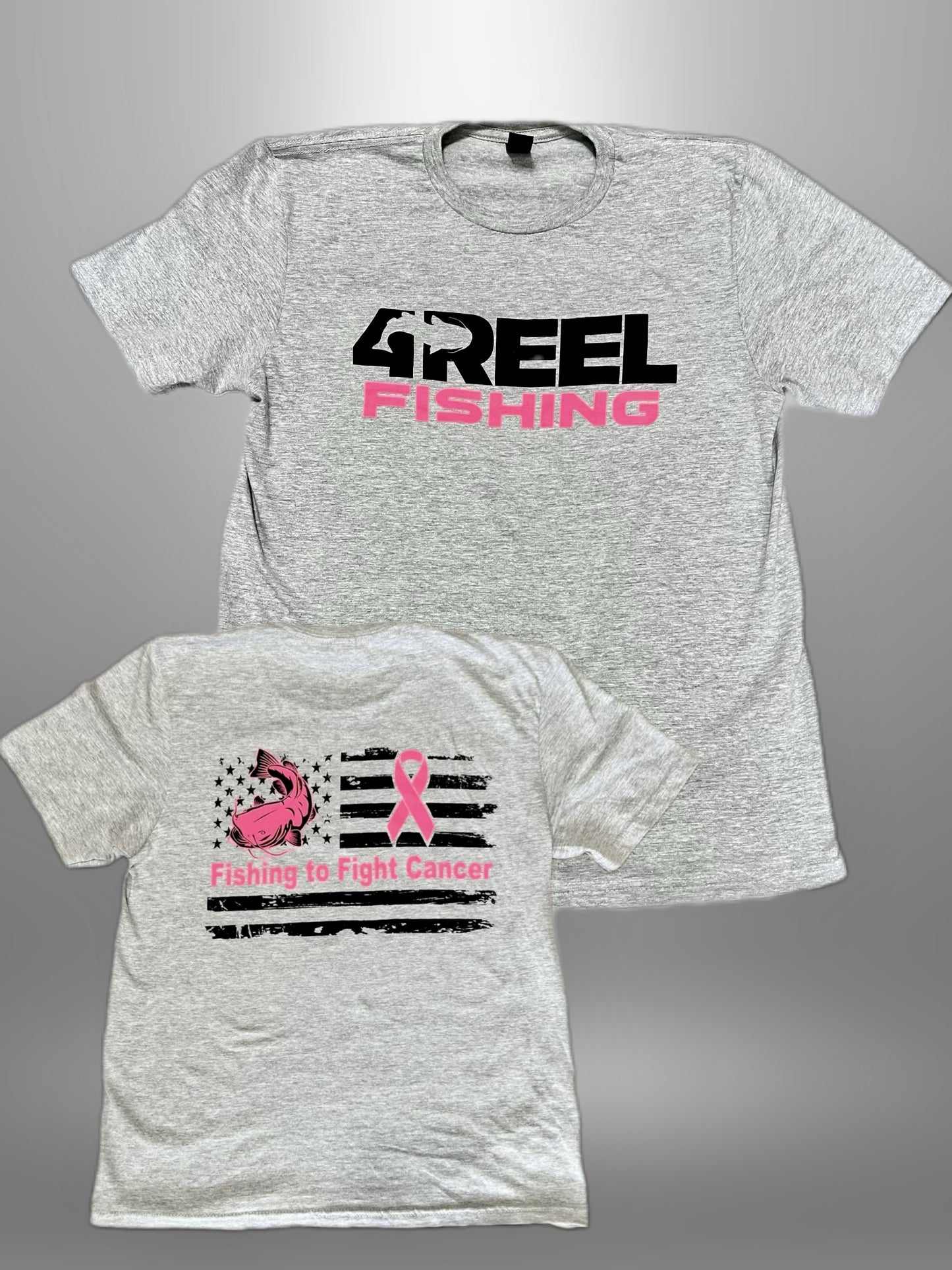 4REEL Fishing Breast Cancer Awareness T-Shirt