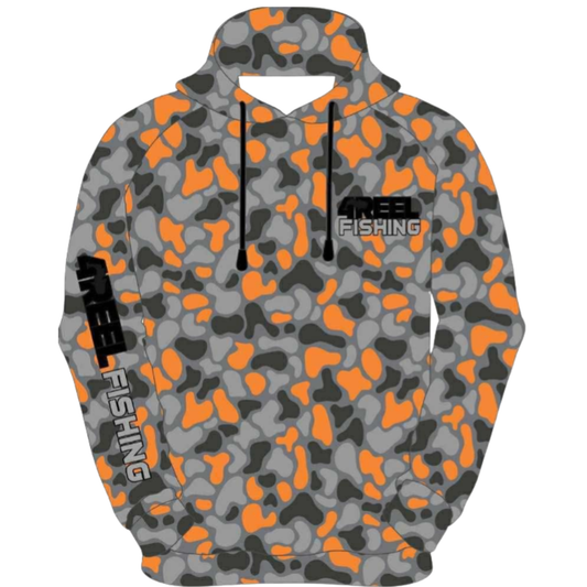 4REEL Polyester Hoodie  - River Blaze Camo