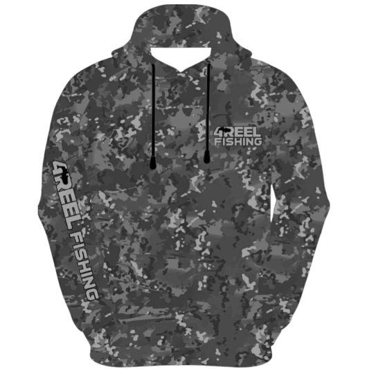 4REEL Polyester Hoodie  - Winter Tide Camo
