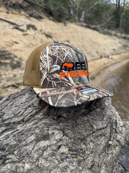4REEL Max7 Camo & Brown Snapback