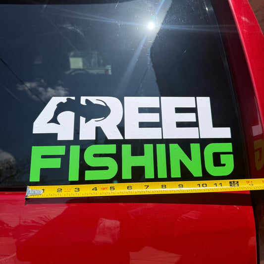 4REEL Fishing Decal - Large
