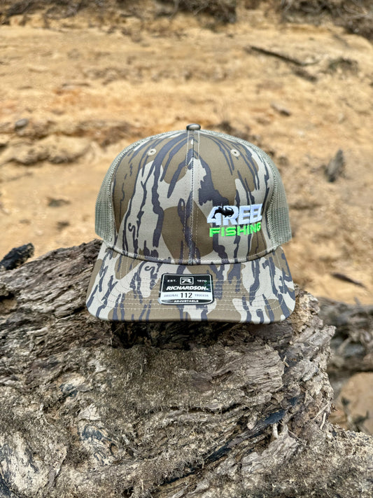4REEL Bottomland Camo & Loden Mesh Snapback