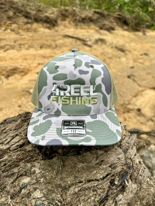 4REEL Marsh Duck Camo & Loden Mesh Snapback