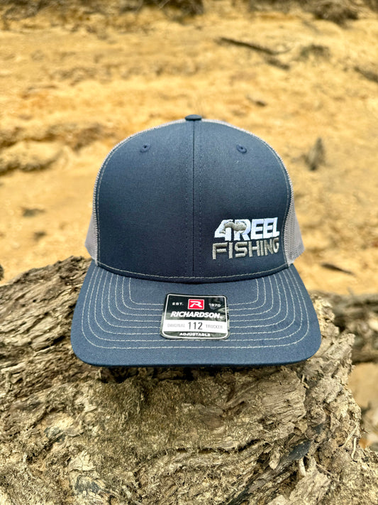 4REEL Navy & Charcoal Mesh Snapback