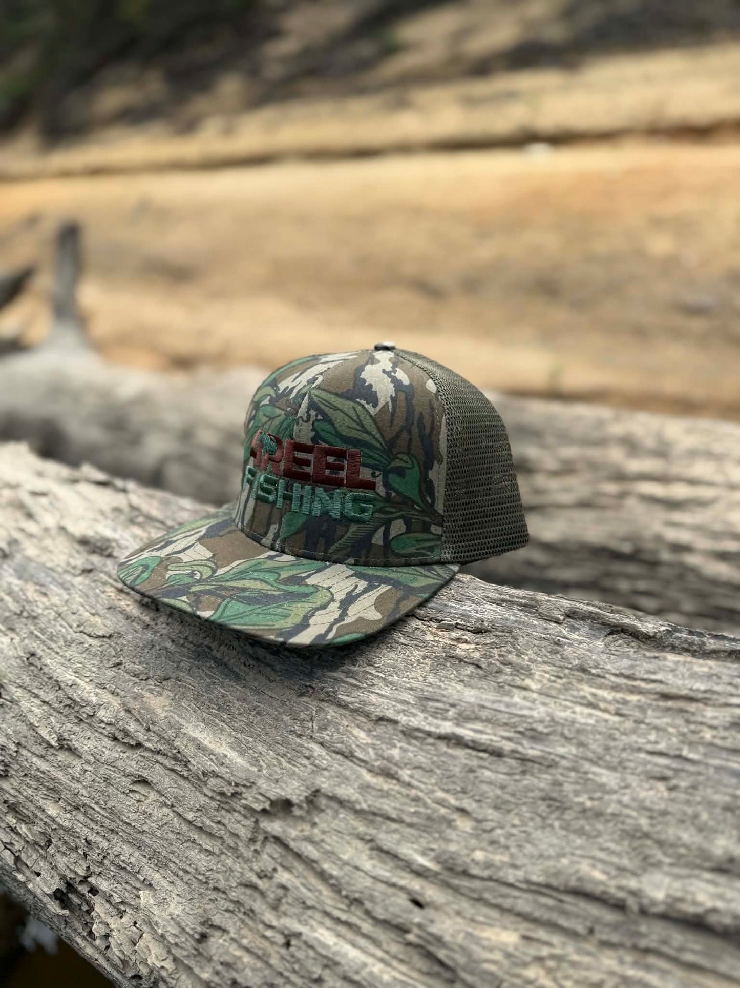 4Reel First Cast Collection Snapback - Camo/Green