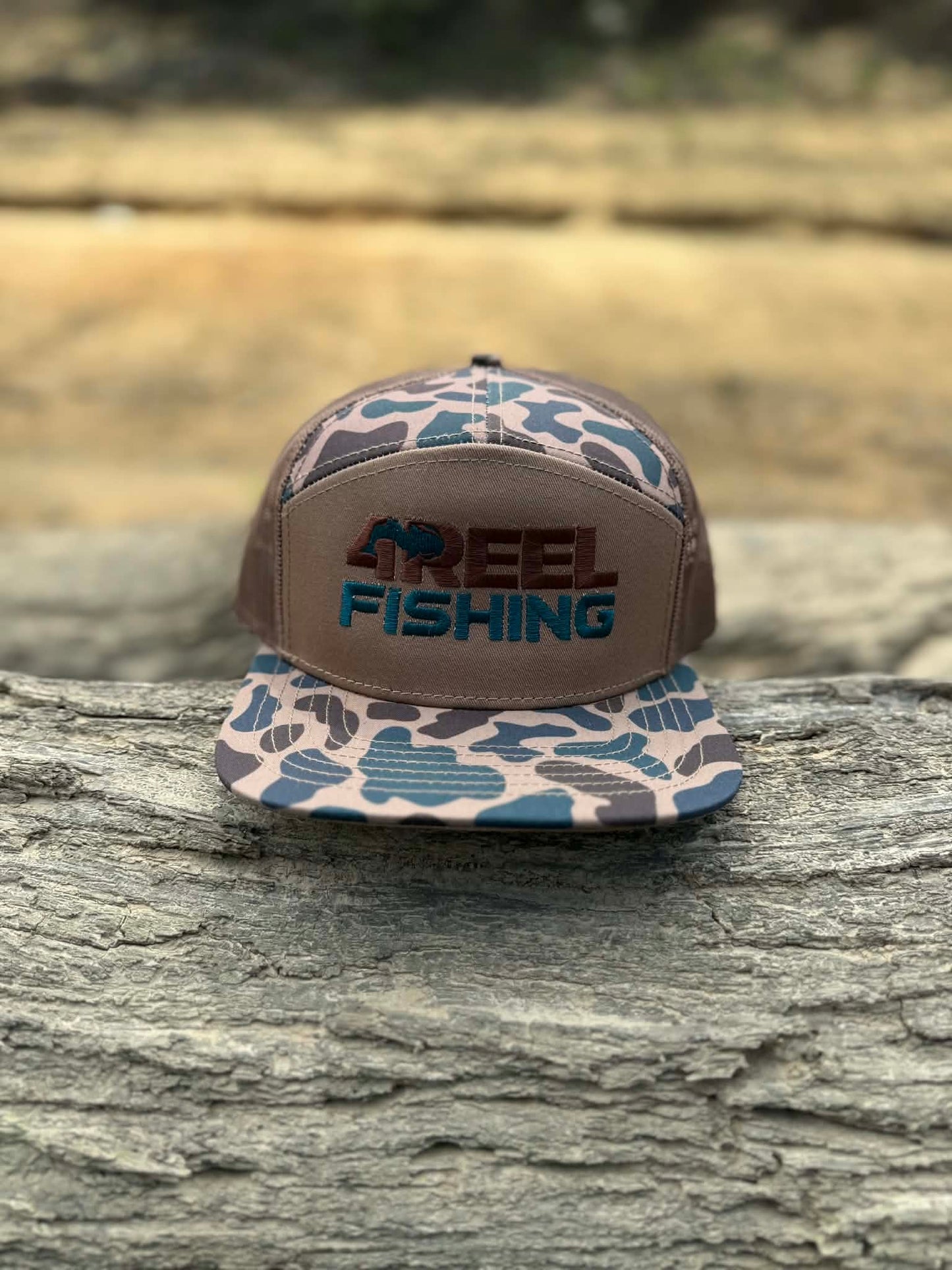 4Reel First Cast Collection 7 Panel - Camo/Brown