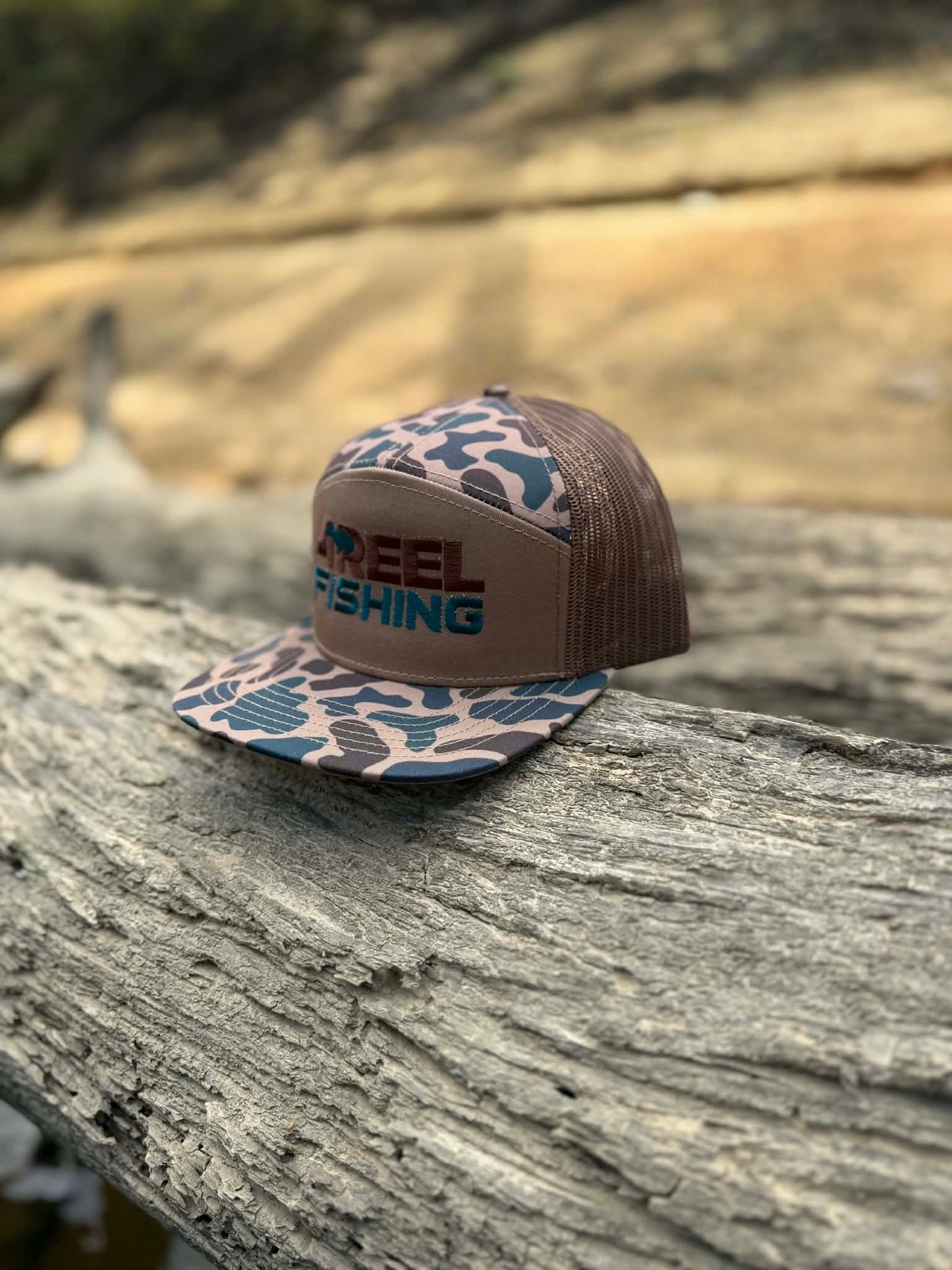 4Reel First Cast Collection 7 Panel - Camo/Brown