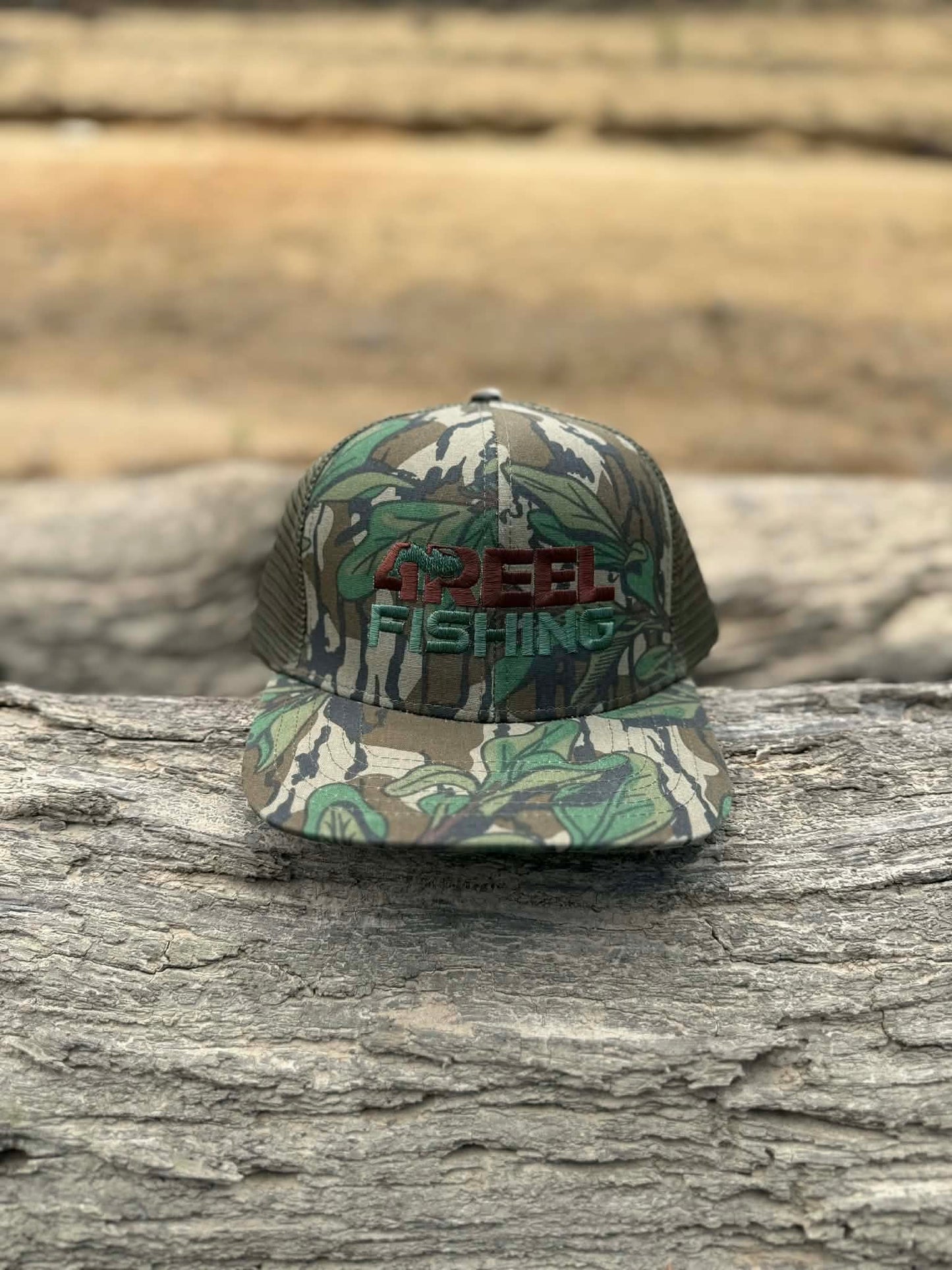 4Reel First Cast Collection Snapback - Camo/Green