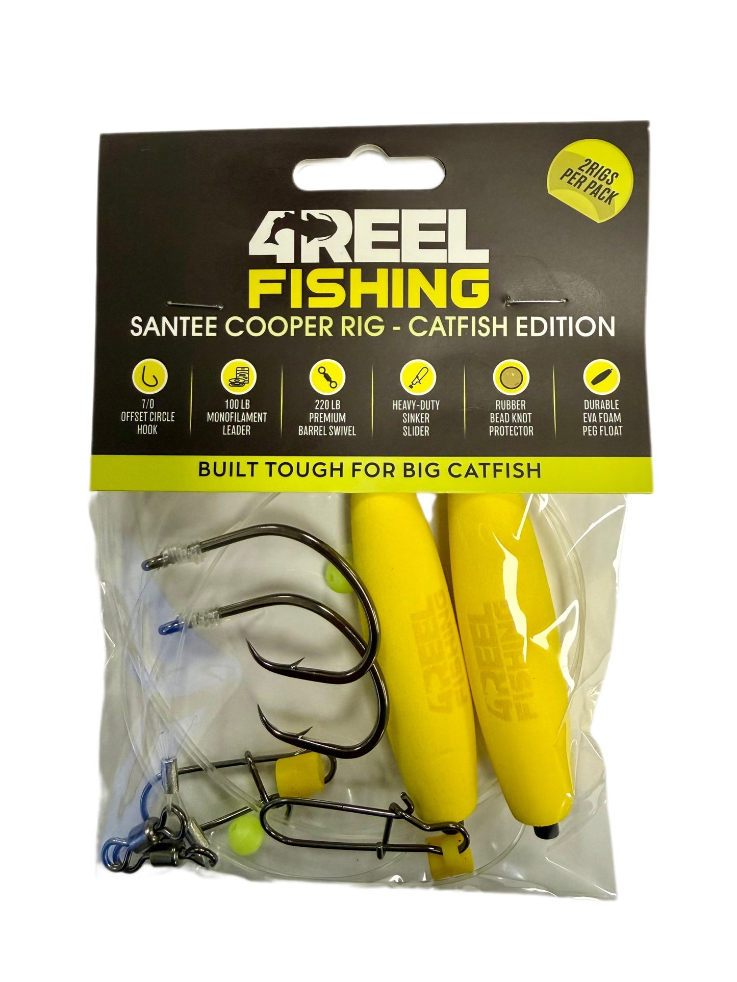 4REEL Santee Cooper Rig - Catfish Edition (2 Pack)